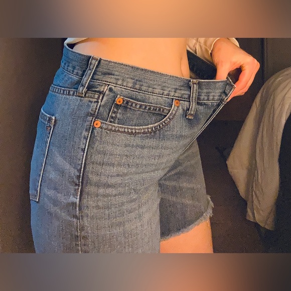 Madewell Relaxed High Rise Denim Boyshorts - Picture 11 of 12